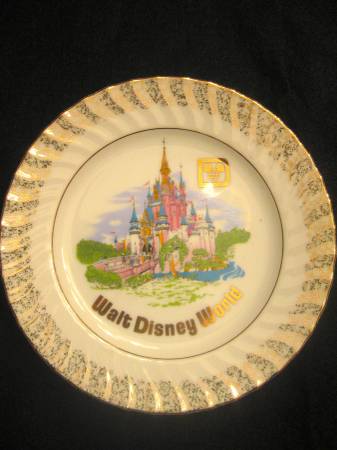 Disney World plate