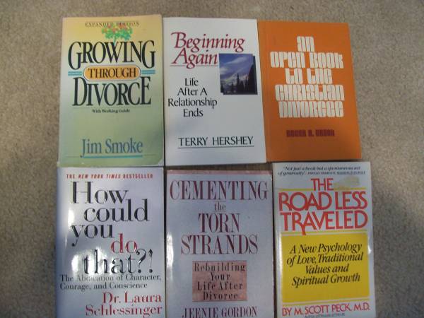Divorce Recovery   Care  books  all for