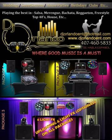 DJ MUSIC AND LIGHTING FOR ALL OCCASIONS (KISSIMMEEORLANDO)