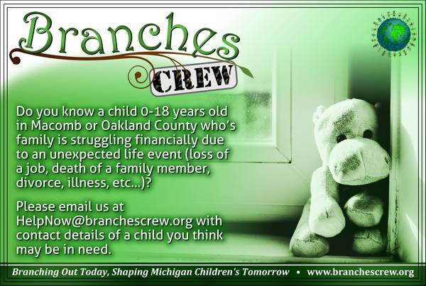 Do you know a child in need (Macomb and Oakland County)
