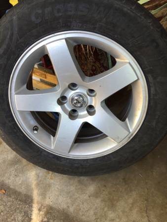Dodge Charger spare wheels 17s