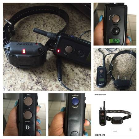 Dog training collar like new (150 firm. Paid 400) (Cranston)