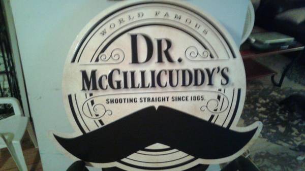 Dr. McGillicuddys Collectible Bar Sign
