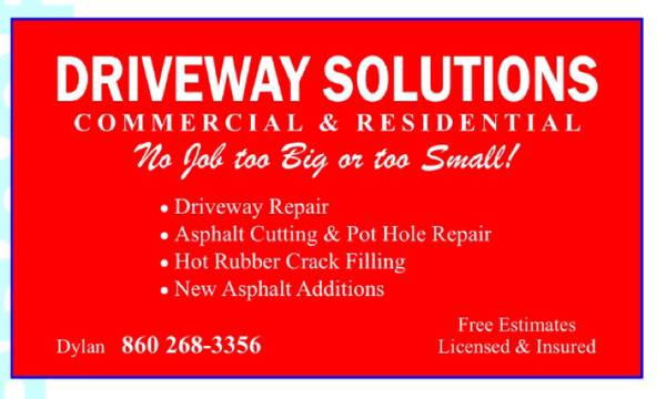 DRIVEWAY SEALCOTING REPAIR (All hartford county)