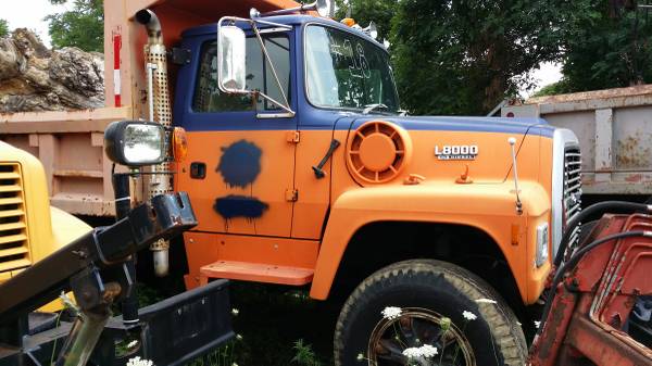 dump truck  1995 ford hyd. plumbing for snow plow and sander
