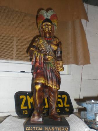 Dutch Masters Native American Indian Cigar Store Display Amazing