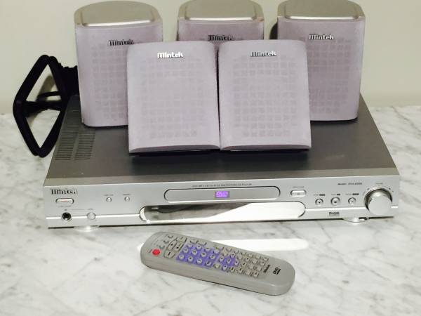 DVD Player Surround Sound System 5 Speakers