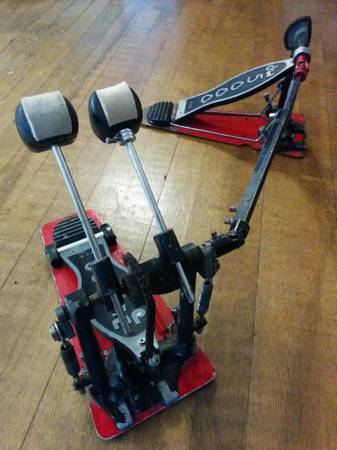 DW 5000 Series Double Pedal for Bass Drum