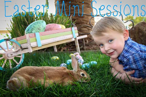 Easter Photos with Real Bunnies