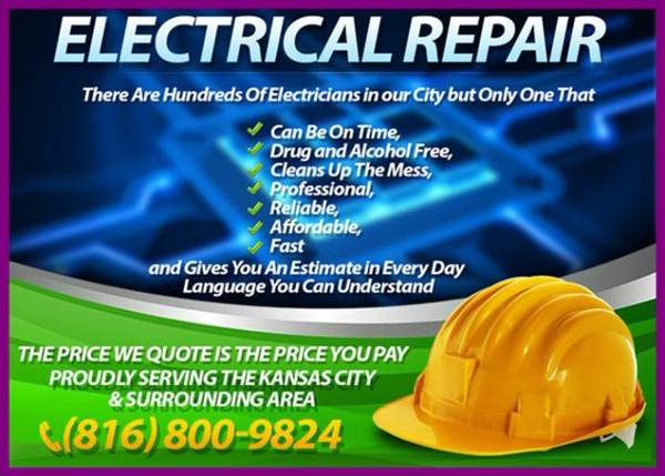 ELECTRICIAN THAT IS LICENSED, HONEST, RELIABLE, AFFORDABLE (Kansas City Electrician Electricians)