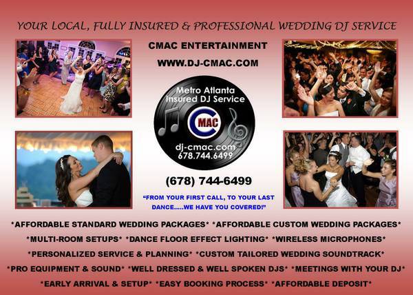 Elegant. Classy. Fun. Your Local Wedding DJ Service (Metro Atlanta amp Surrounding Counties)