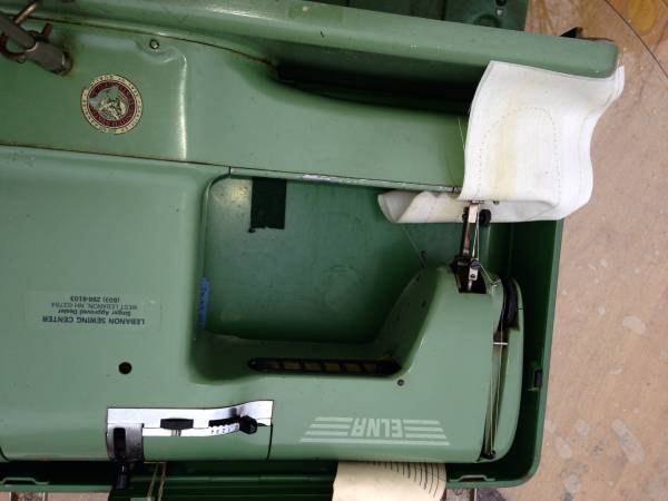Elna supermatic green sewing machine (Ri hosp area)