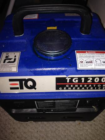 ETQ TG1200 Gas Powered Portable Generator