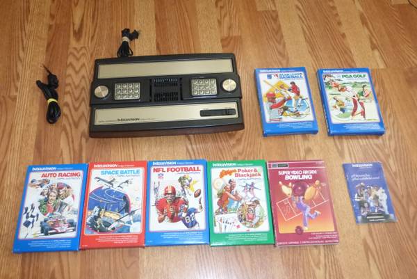 Excellent condition Intellivision with  7 games, price reduced (anchorage)