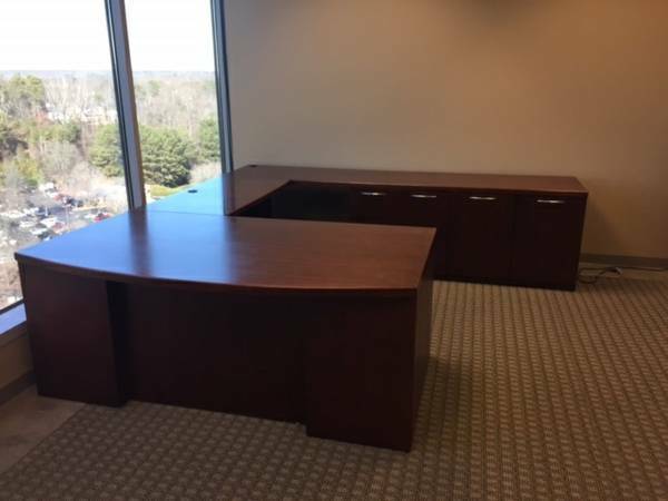 Executive Desk Sale 70 matching Kimball executive L