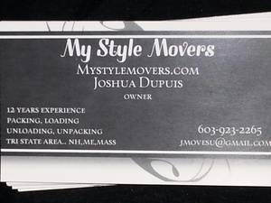 EXPERIENCED MOVERS VERY REASONABLE RATES (ME