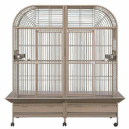 EXTRA LARGE DOUBLE MACAW COCKATOO BIRD CAGE (SANDY)
