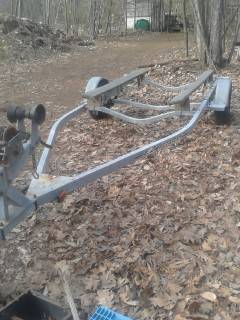 ez loader galvanized boat trailer, mint shape