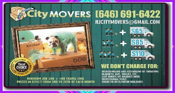 FAST AND EFFICIENT. WE ARE YOUR City MOVING company (CN)