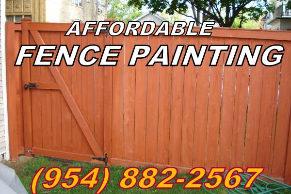 Fence Painting  Low Prices