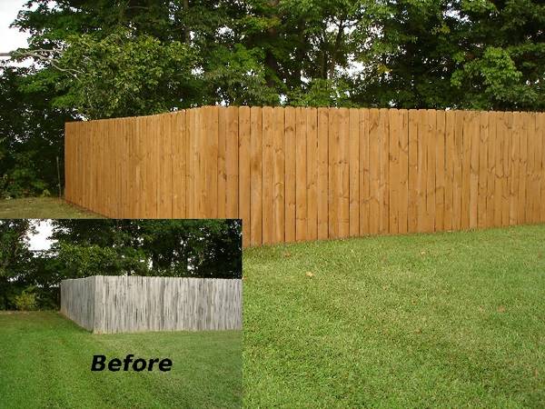 Fence Staining adds Value
