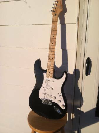 Fender Stratocaster MIM Blackie with Fender CS 54s pickups