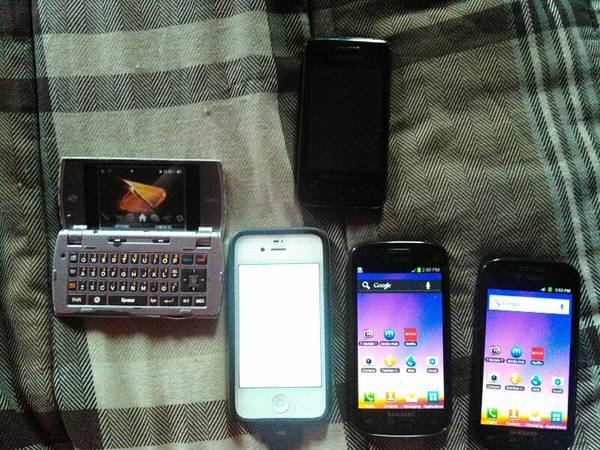 few cell phones