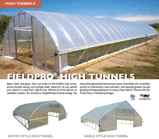 FieldPro Gable High Tunnels