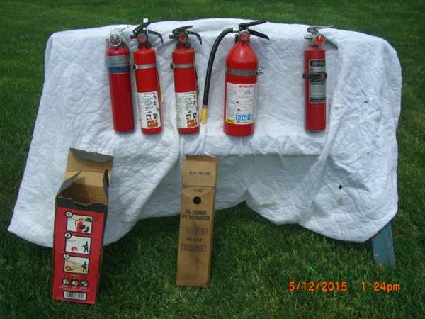 Fire Extinguishers  5 For 40.00