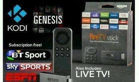 Fire Stick with Kodi, Free Movies, Live Tv,PPV, Sports