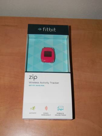 FitBit fit bit Zip pink magenta wireless fitness activity tracker clip