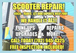 FIX A SCOOTER TODAY WITH US OPEN 7 DAYS A WEEK 24HRS BEST SALES (SCOOTER SALES PARTS MECHANIC))