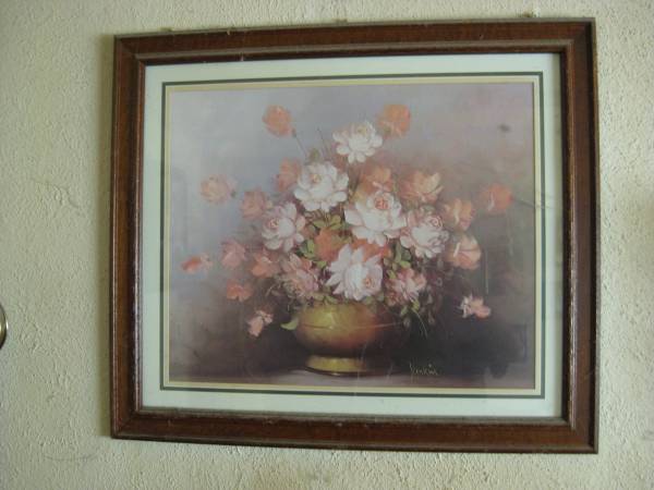 Floral Print in Frame