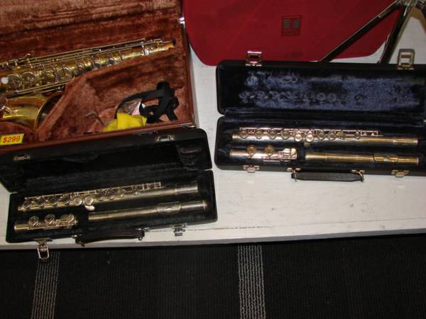 Flute with hard case