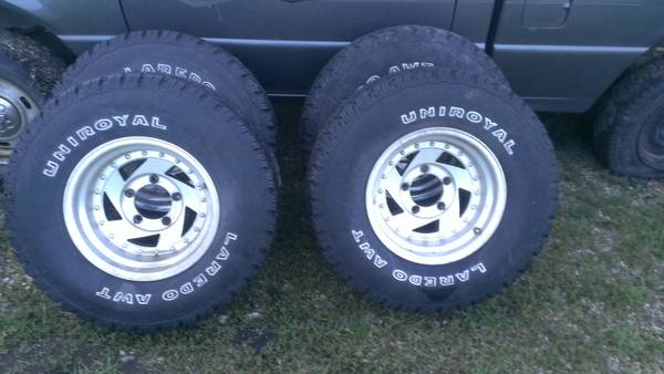 Ford pickup 15 alloy wheels tires