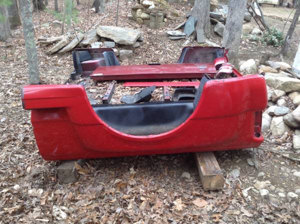 ford ranger bed flair side red