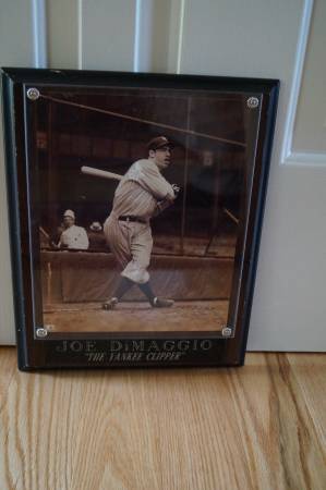 Framed Joe Dimaggio Picture