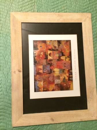 Frank Taylor framed and matted print