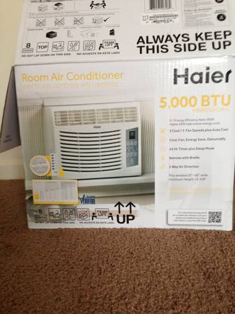 Free 5000 BTU Haier AC with Queen Bed (SOUTH PORTLAND)