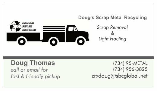 FREE Scrap Metal Removal (734) 95