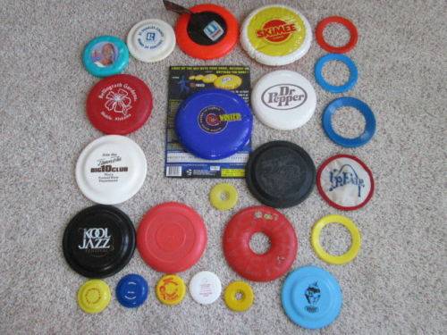 FRISBEE COLLECTION LOT OF 24, RARE FROM 70s