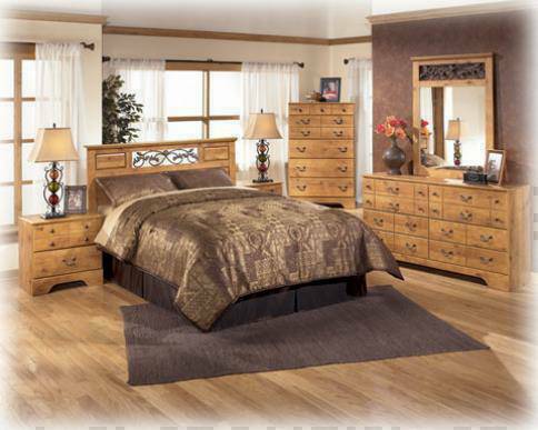 Full Pine Bedroom Set (63049)