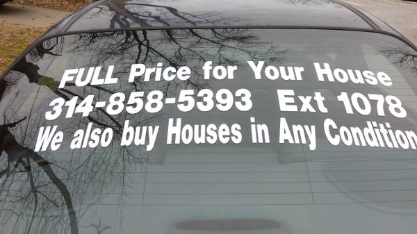 Full price for your home (Saint Charles)
