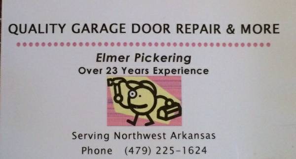 Garage door repair (NWA)