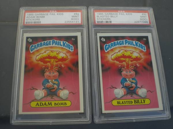 Garbage Pail Kids Adam Bomb amp Blasted Billy Both PSA 9 Mint Trades