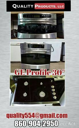 GE Profile 30 Wall Oven Gas Cook Top amp Microwave Convection Oven