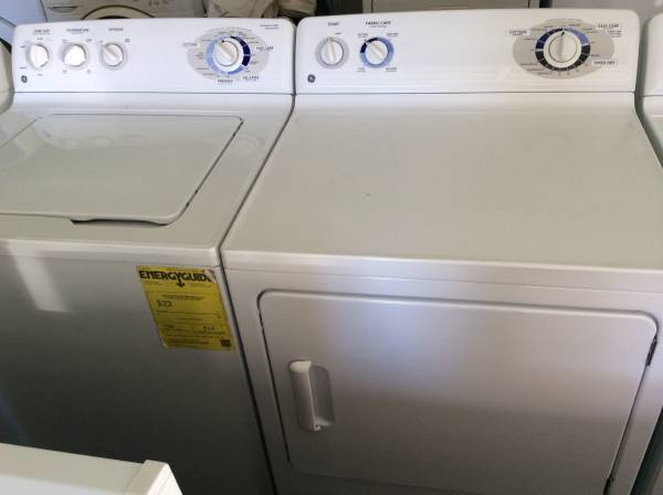 GE WASHER AND DRYER SET