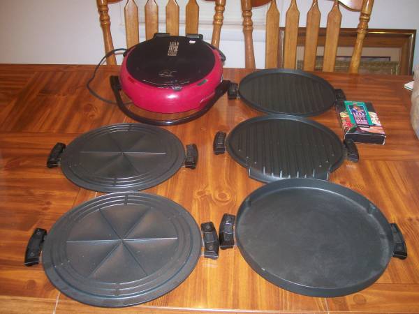 George Foreman 360 Grill with 5 Removable Plates