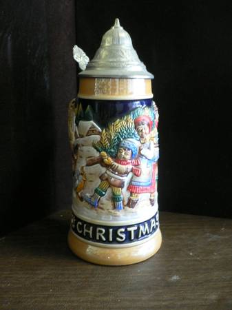GERMAN CHRISTMAS BEER STEIN