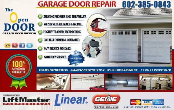 Get your garage door repaired or installed (Garage Door Repair)
